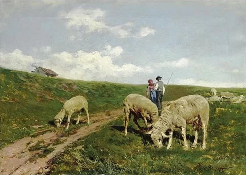 Pietro - pastori con gregge